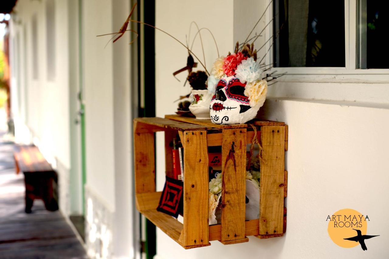 Art Maya Rooms Isola Holbox Esterno foto