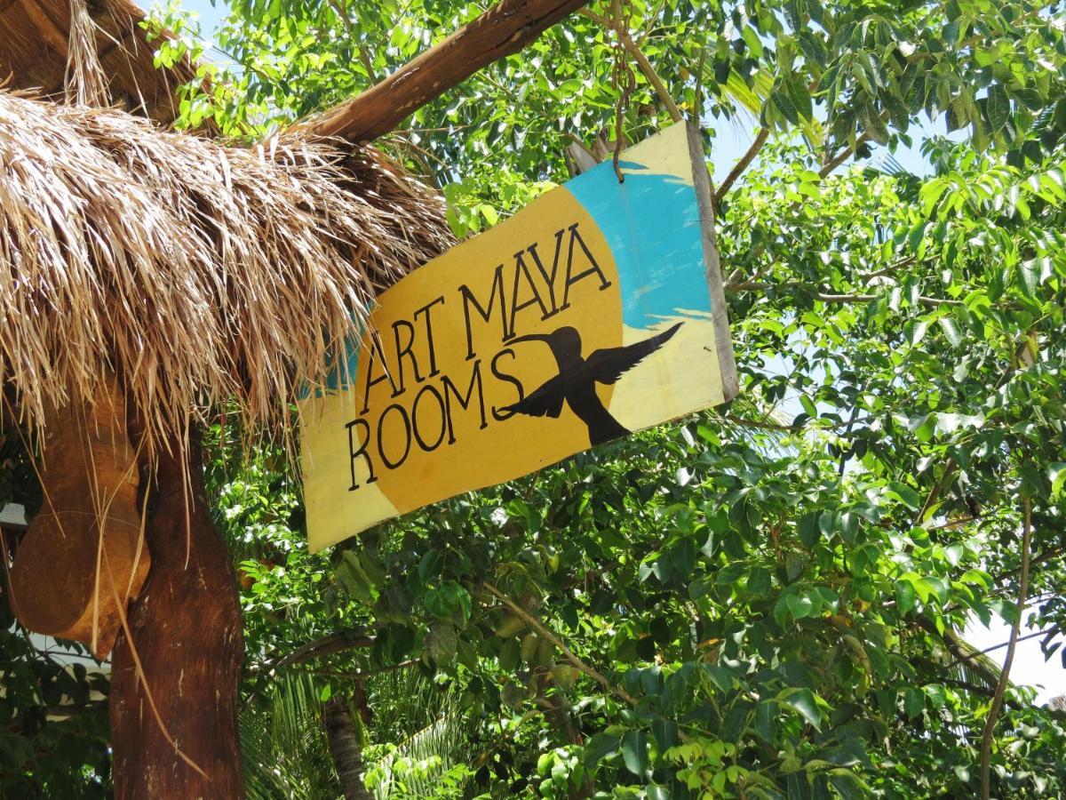 Art Maya Rooms Isola Holbox Esterno foto